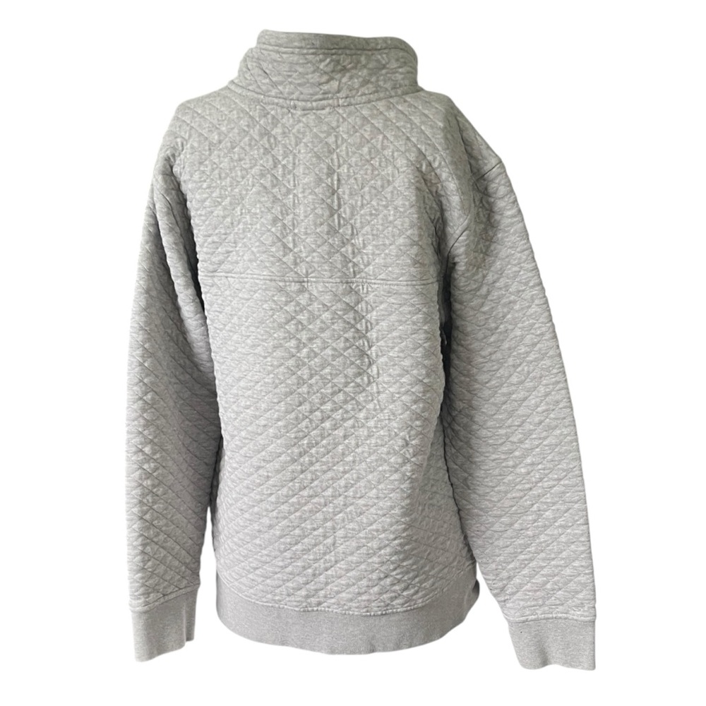 Patagonia Gray Organic Cotton Snap-T Pullover Quilted Outdoor Size Medium M - Picture 2 of 13